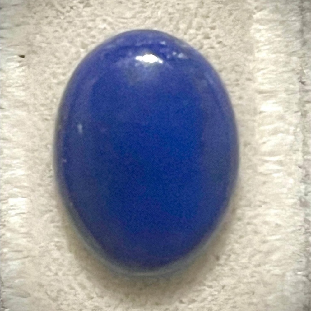 7.6 carat oval shaped lapis lazuli - $125 retail price